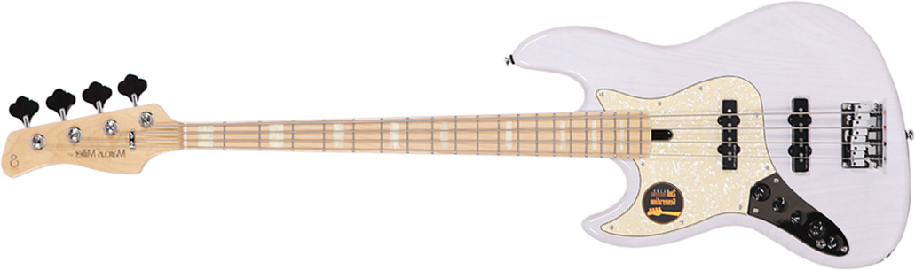 Marcus Miller V7 Swamp Ash 4st 2nd Generation 4-cordes Gaucher Mn Sans Housse - White Blonde - Basse Électrique Solid Body - Main picture