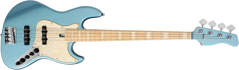 Marcus Miller V7 Swamp Ash 4st 2nd Generation 4-cordes Mn Sans Housse - Lake Placid Blue - Basse Électrique Solid Body - Main picture