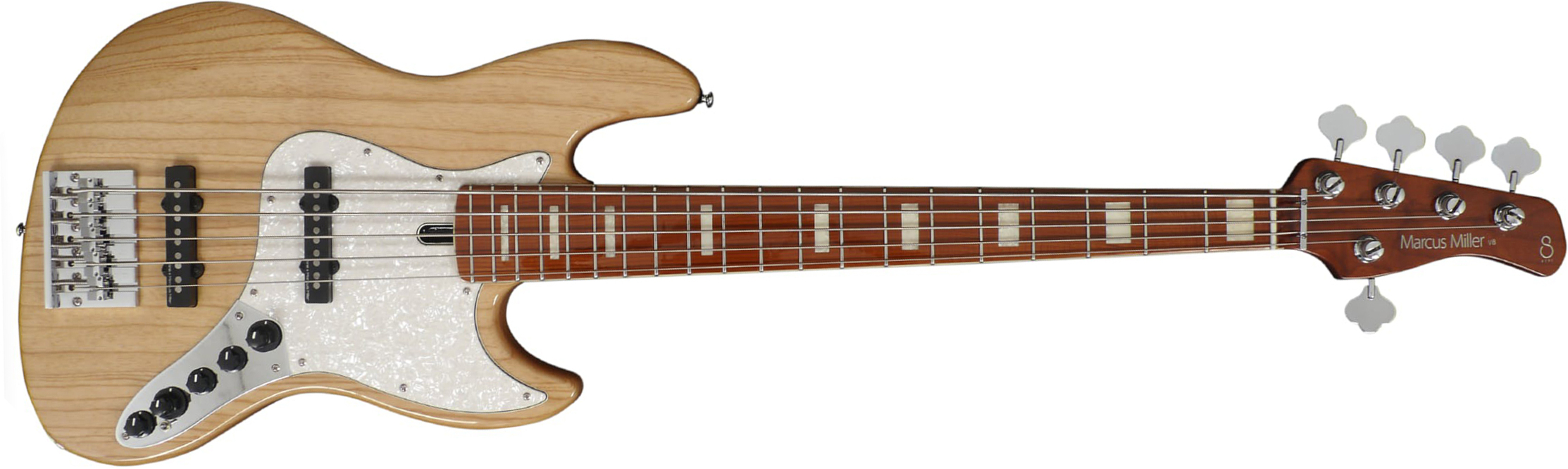 Marcus Miller V8 5st 5c Active Mn - Natural - Basse Électrique Solid Body - Main picture