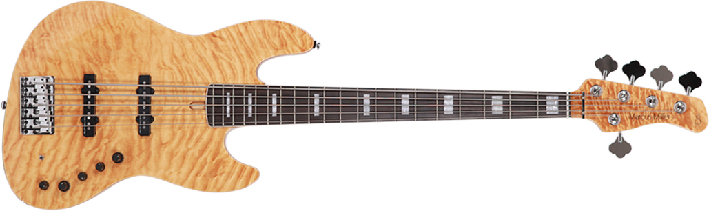 Marcus Miller V9 Swamp Ash 5st 2nd Generation 5-cordes Eb Sans Housse - Natural - Basse Électrique Solid Body - Main picture