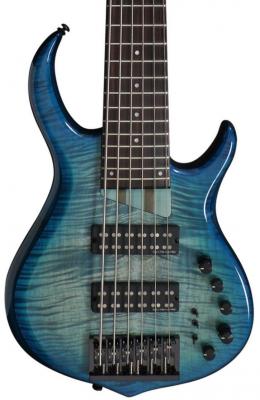 Basse électrique solid body Marcus miller M7 Alder 6ST 2nd Gen - Transparent blue