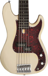 Basse électrique solid body Sire Marcus Miller P5R 5ST - Vintage white
