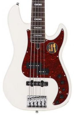 Basse électrique solid body Marcus miller P7 Alder 5ST 2nd Gen (No Bag) - Antique white