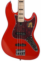 V7 Vintage Ash 4-String 2nd Gen (No Bag) - bright red metallic