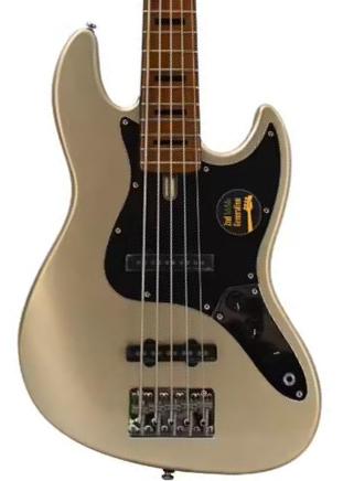 Basse électrique solid body Sire Marcus Miller V5 Alder 5ST 5-String - Champagne gold metallic