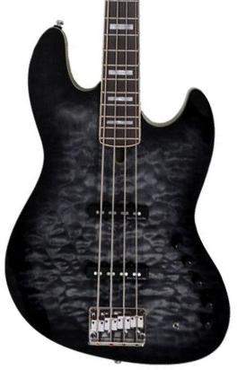Basse électrique solid body Marcus miller V9 Swamp Ash 4ST 2nd Gen (No Bag) - Transparent black