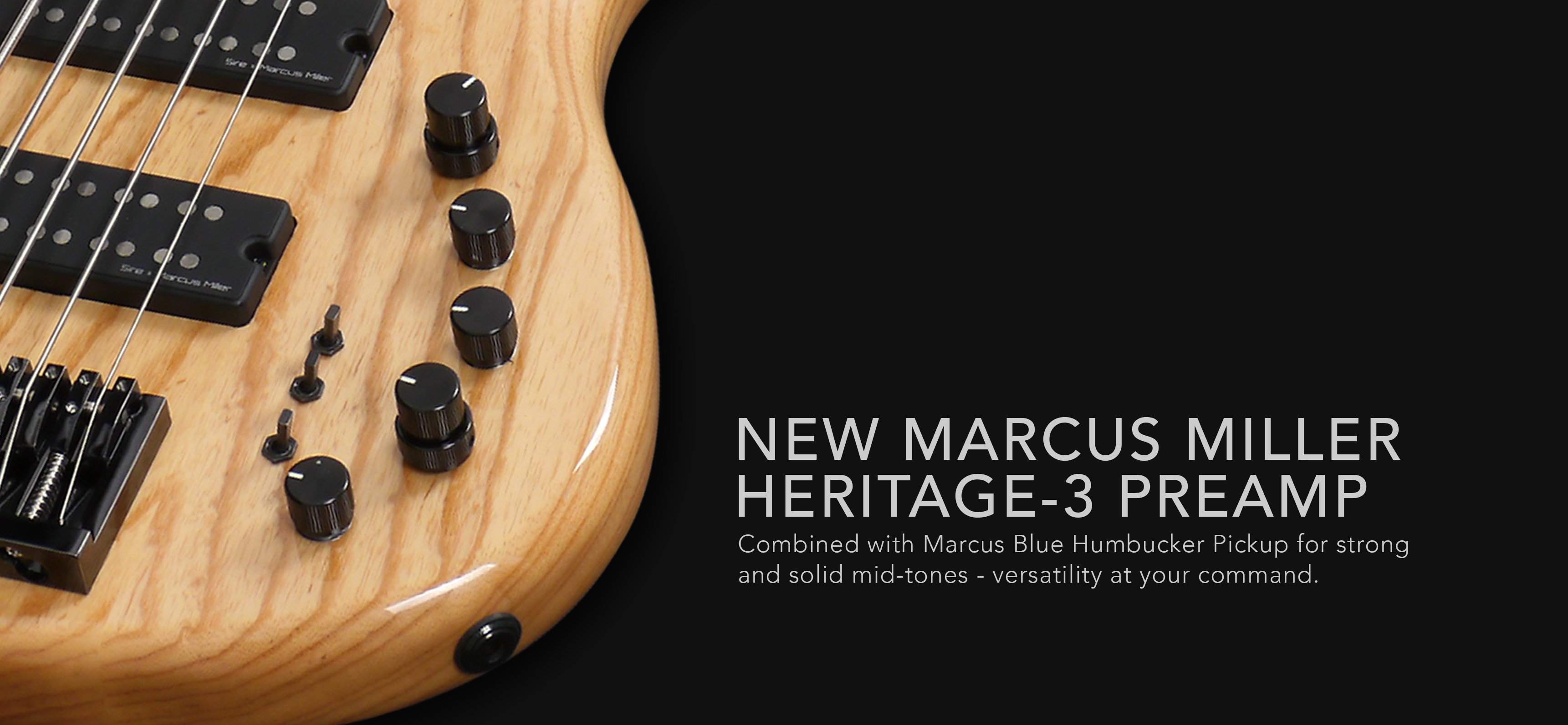 Marcus Miller M5 Swamp Ash 5st 5-cordes Active Eb - Natural - Basse Électrique Solid Body - Variation 2