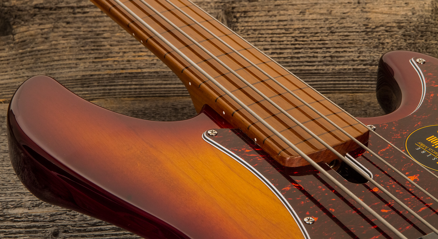 Marcus Miller P5 Alder 4st Fretless Mn - Tobacco Sunburst - Basse Électrique Solid Body - Variation 4