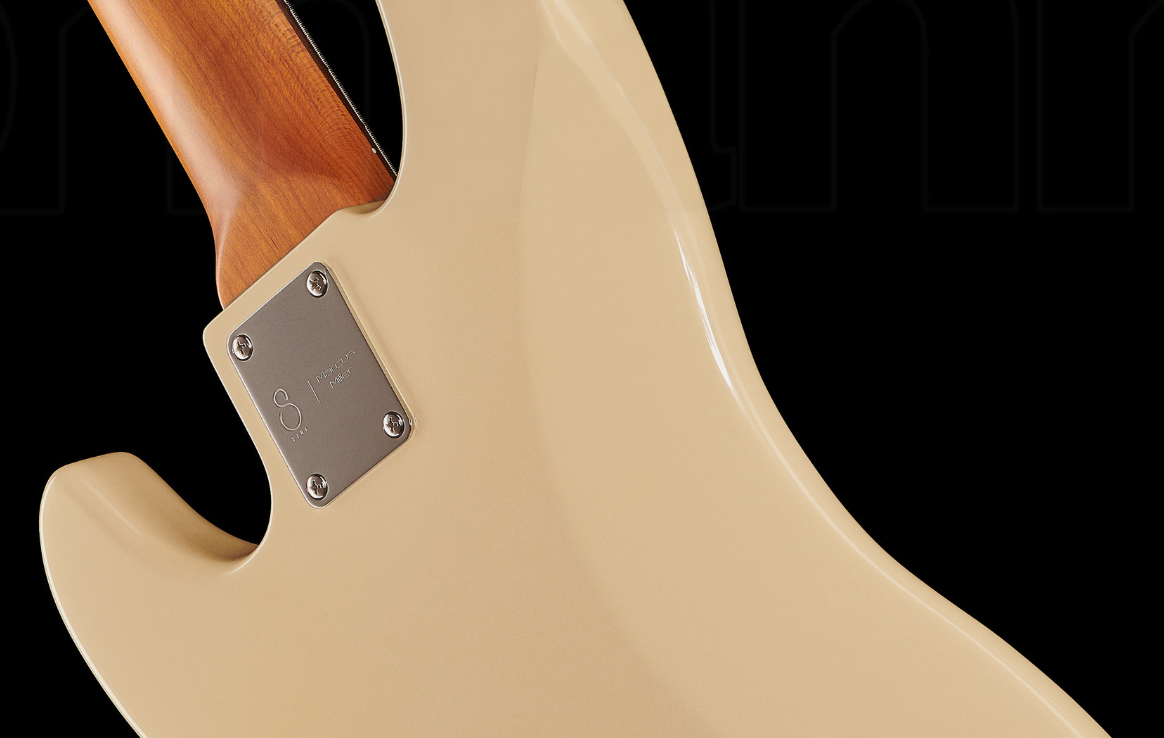 Marcus Miller P5r 5st 5c Rw - Vintage White - Basse Électrique Solid Body - Variation 2