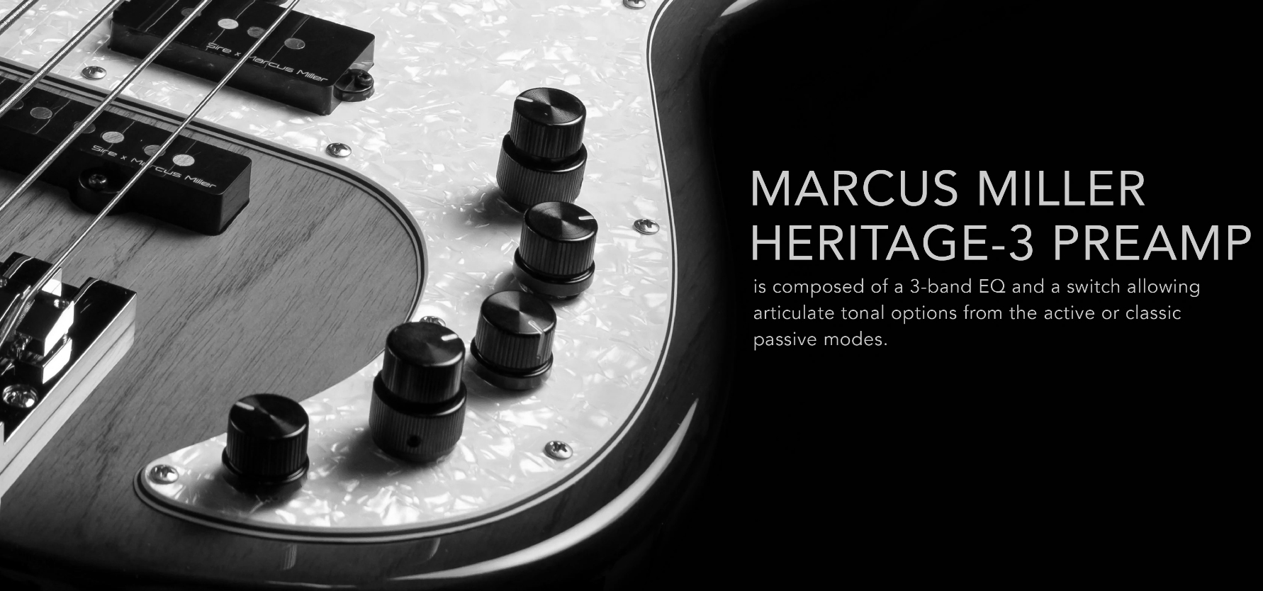 Marcus Miller P8 5st 5c Active Mn - White Blonde - Basse Électrique Solid Body - Variation 1