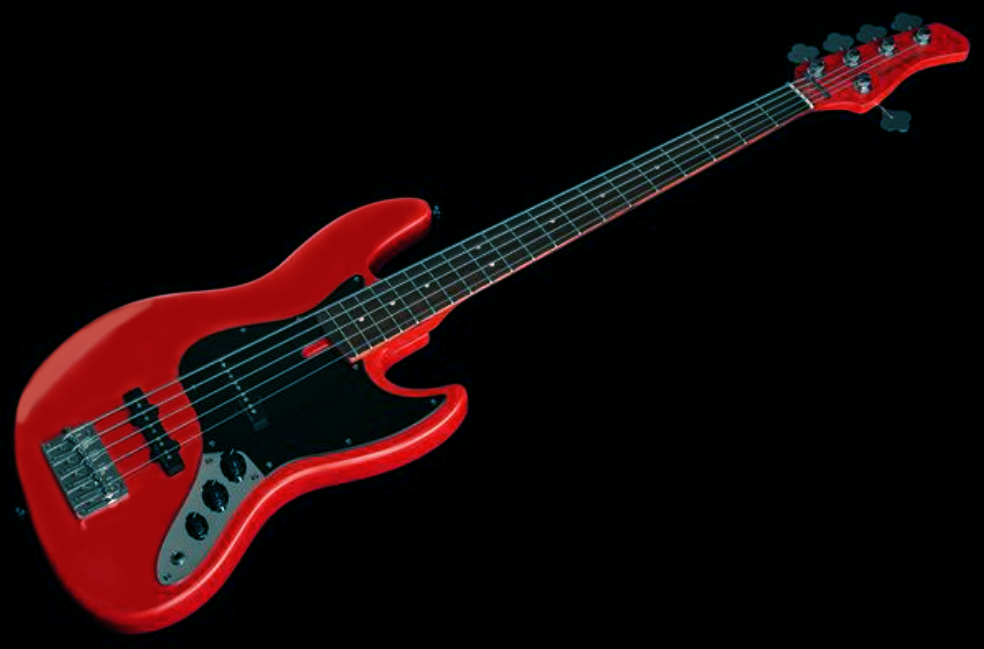 Marcus Miller V3p 5st 5c Rw - Red Satin - Basse Électrique Solid Body - Variation 1