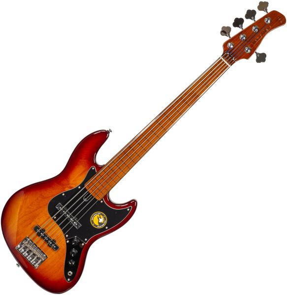 Sire Marcus Miller V5 Alder Fretless 5ST 5-string - tobacco