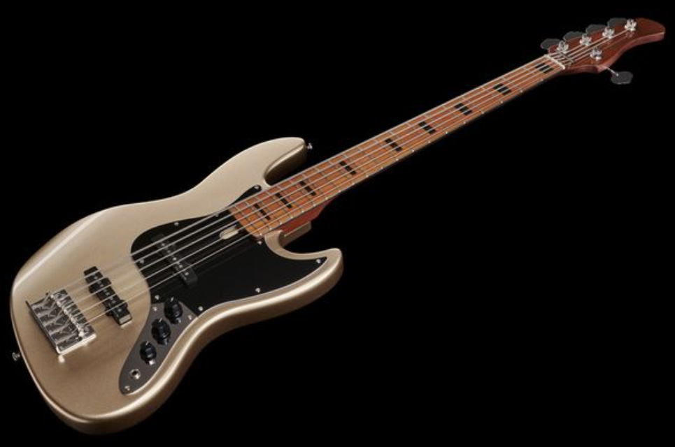 Marcus Miller V5 Alder 5st Mn - Champagne Gold Metallic - Basse Électrique Solid Body - Variation 2