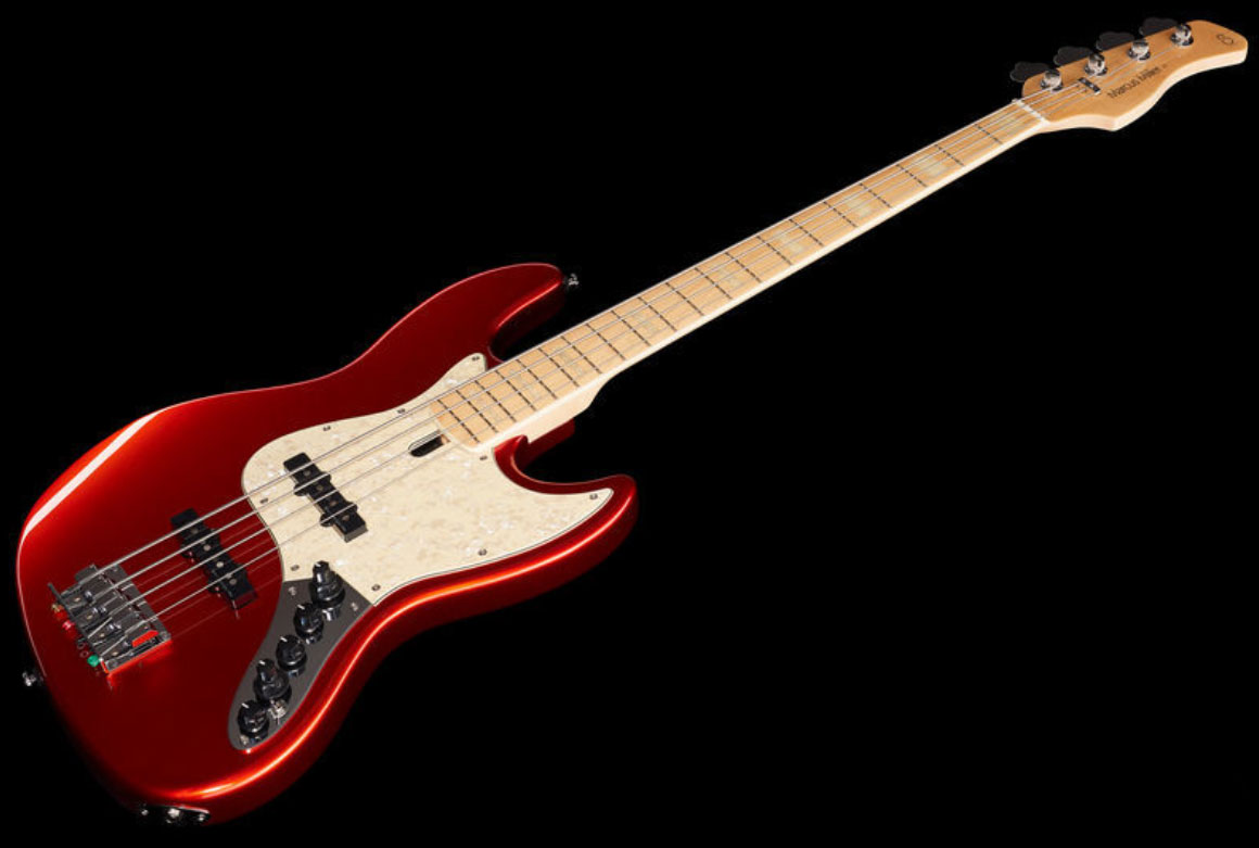 Marcus Miller V7 Swamp Ash 4st 2nd Generation Mn Sans Housse - Bright Metallic Red - Basse Électrique Solid Body - Variation 2