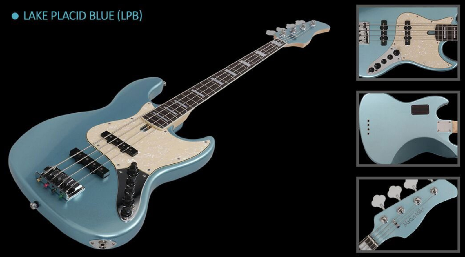 Marcus Miller V7 Swamp Ash 5st 2nd Generation 5-cordes Mn Sans Housse - Lake Placid Blue - Basse Électrique Solid Body - Variation 1