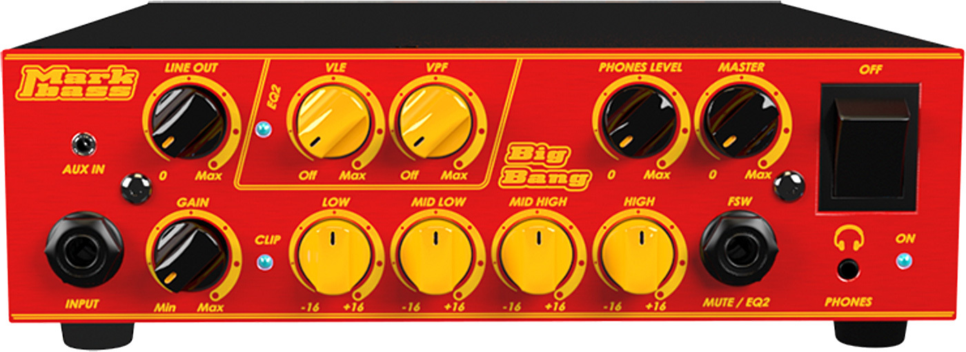 Markbass Big Bang Head 500w 4 Ohms - TÊte Ampli Basse - Main picture
