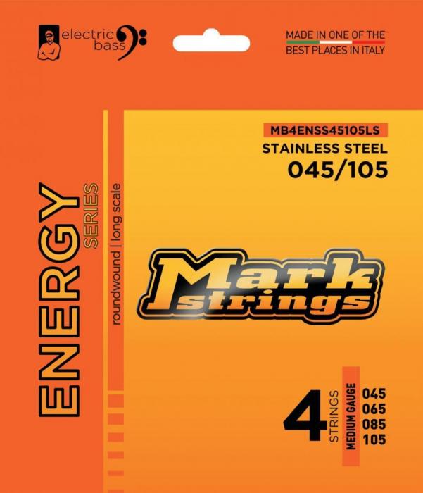 Cordes basse électrique Markbass ENERGY SERIES 045-105 - Jeu de 4 cordes