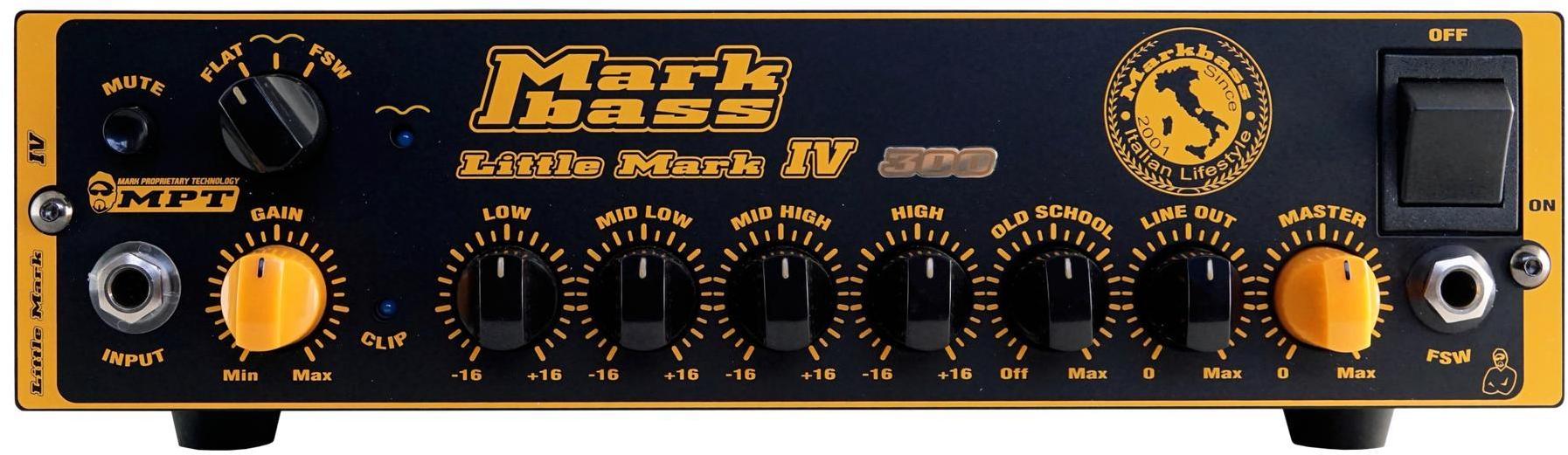 Tête ampli basse Markbass LITTLE MARK IV 300