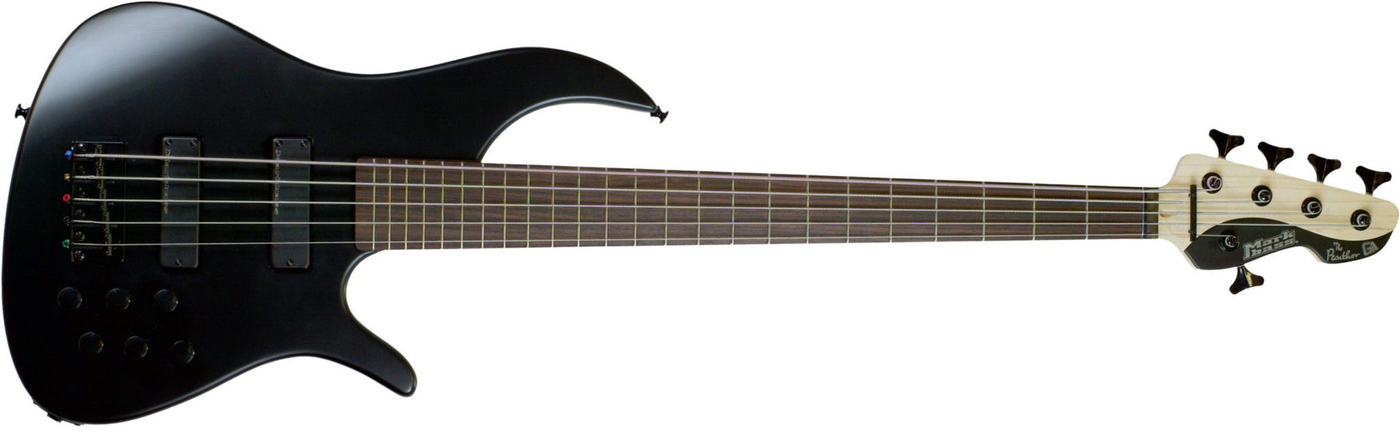 Markbass Mb Black Panther Gloxy 5c Bk Active Rw - Black - Basse Électrique Solid Body - Main picture