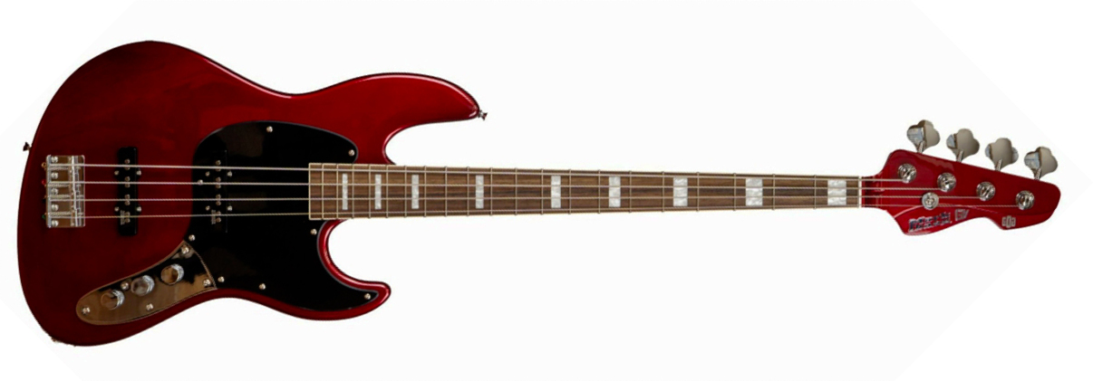 Markbass Mb Gv 4c Cr Rw Fc Passive Gloxy Gog Rw - Red Passion - Basse Électrique Solid Body - Main picture