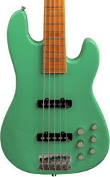 Basse électrique solid body Markbass MB GV 5 Gloxy Val CR MP - Surf green