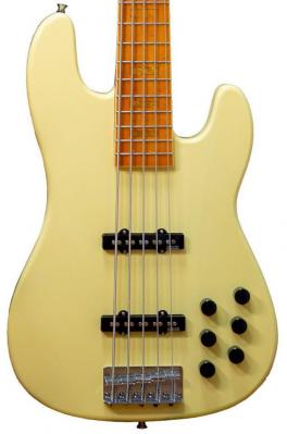 Basse électrique solid body Markbass MB GV 5 Gloxy Val CR MP - Cream