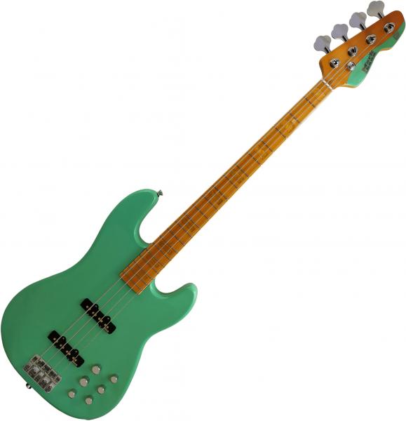 Basse électrique solid body Markbass MB GV 4 Gloxy Val CR MP - Surf green