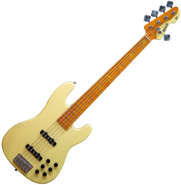 Basse électrique solid body Markbass MB GV 5 Gloxy Val CR MP - Cream