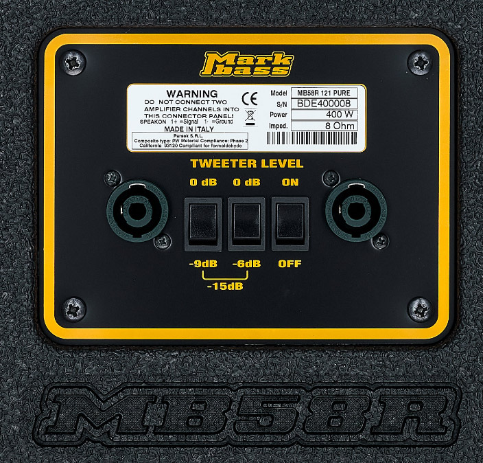 Markbass Mb58r 121 Pure Bass Cab 1x12 400w 8-ohms - Baffle Ampli Basse - Variation 3