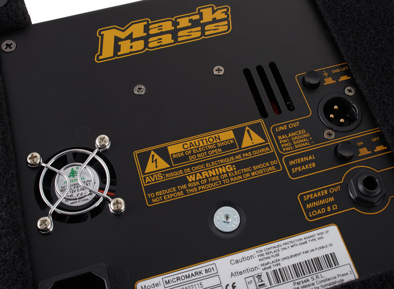 Markbass Micromark 801 60w 1x8 Black - Combo Ampli Basse - Variation 2