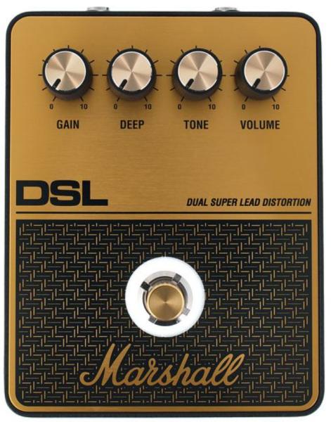 ギター Marshall 1959 SUPERLEAD DISTORTION PEDAL Marshall 1959 Vintage Overdrive Super Lead Pedal - Gold