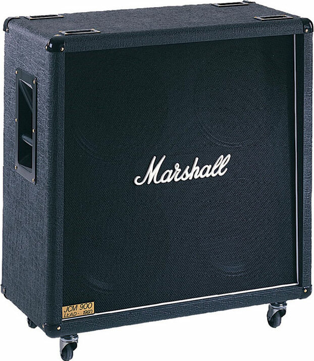 Marshall 1960b 4x12 300w Pan Droit Black - Baffle Ampli Guitare Électrique - Main picture