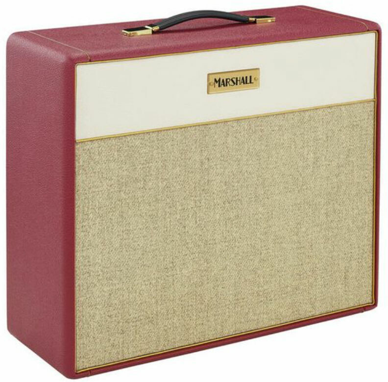 Marshall 1974cx Handwired Vintage Reissue Cab 1x12 20w 16-ohms Maroon/cream Levant - Baffle Ampli Guitare Électrique - Main picture