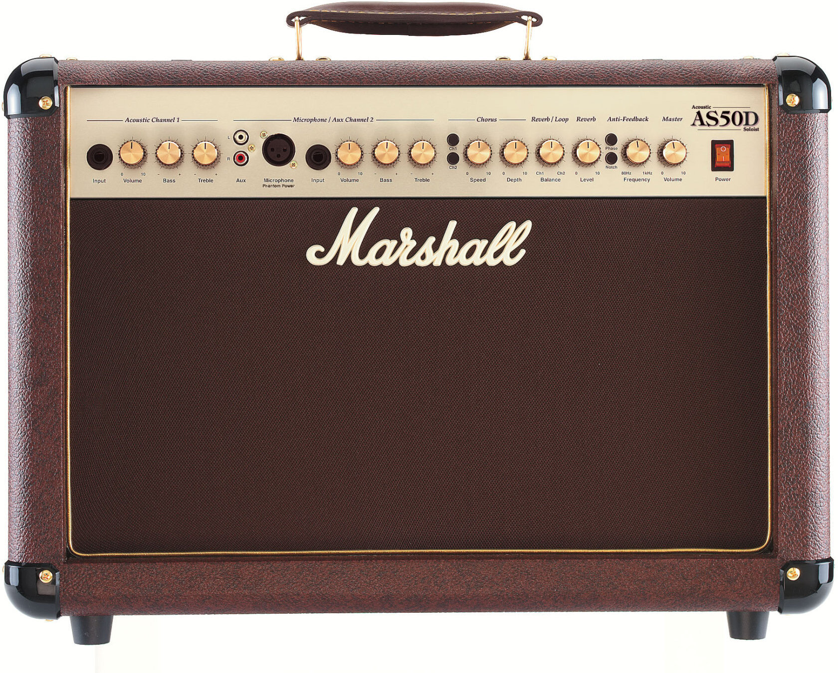 Marshall As50d Acoustic 2x8 50w - Ampli Guitare Électrique Combo - Main picture