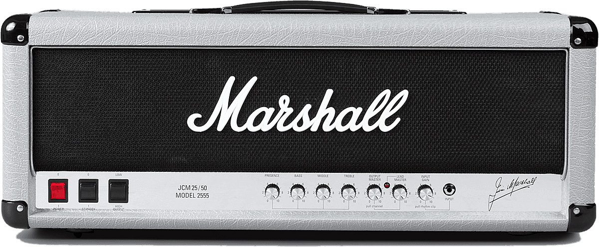 Marshall Jubilee Reissue 2555x Head 50/100w Silver - Ampli Guitare Électrique TÊte / PÉdale - Main picture