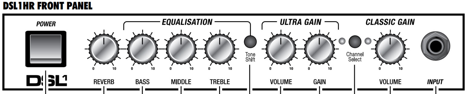 Marshall Dsl1h Head 0.1/1w - Ampli Guitare Électrique TÊte / PÉdale - Variation 1