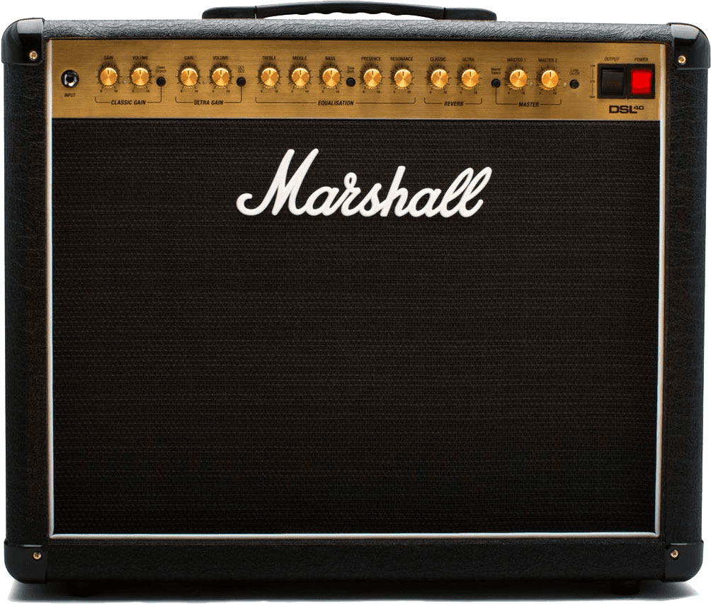 Ampli Marshall DSL40C, Ampli pour guitare électrique, ampli à lampes 
