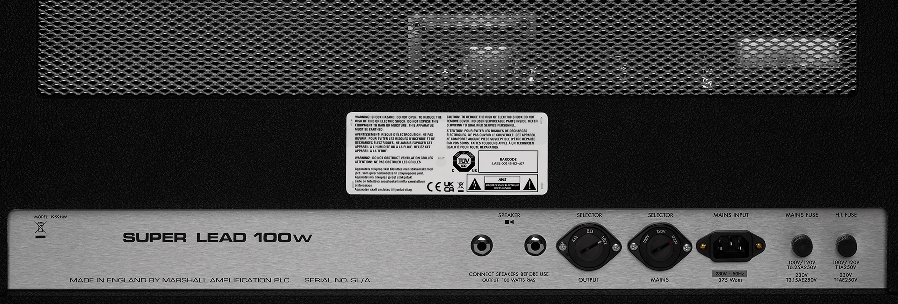 Marshall Jimi Hendrix 1959jmh Handwired Bundle Ltd 100w El34 4x12 - Ampli Guitare Électrique TÊte / PÉdale - Variation 6