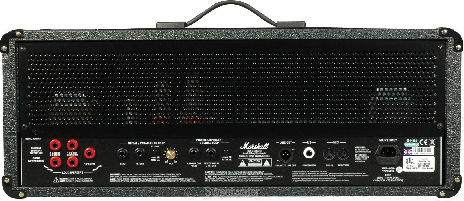 Marshall Jvm205h Head 50w - Ampli Guitare Électrique TÊte / PÉdale - Variation 2