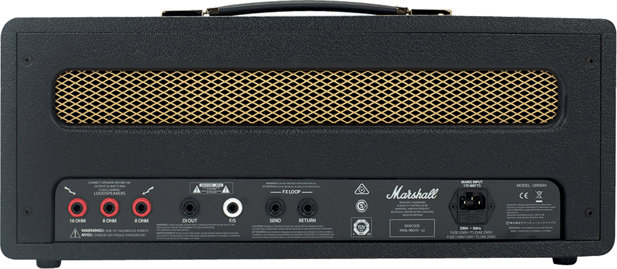 Marshall Origin 50h Head 50w - Ampli Guitare Électrique TÊte / PÉdale - Variation 2