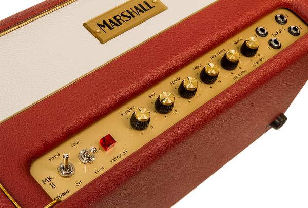 Tête ampli guitare électrique Marshall Studio Vintage SV20H Ltd - Maroon/Cream Levant