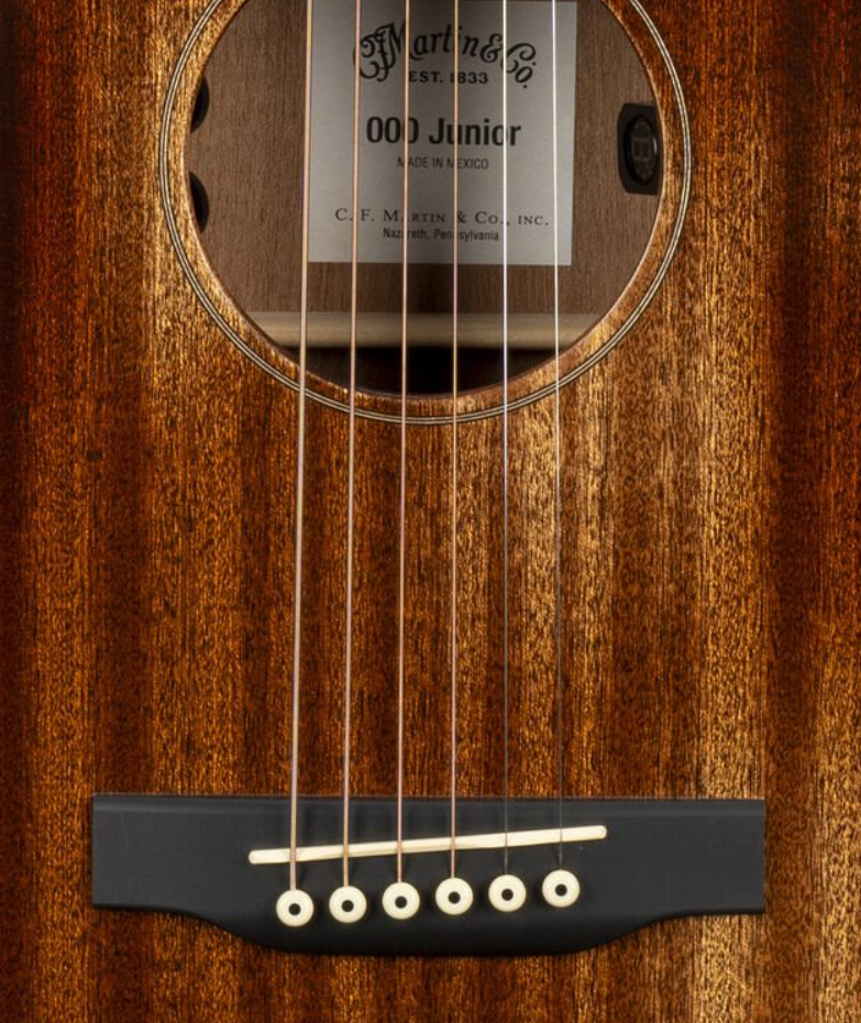 Martin 000cjre Junior Streetmaster 000 Pan Coupe Tout Sapele Ric - Dark Mahogany Distressed - Guitare Folk - Variation 2