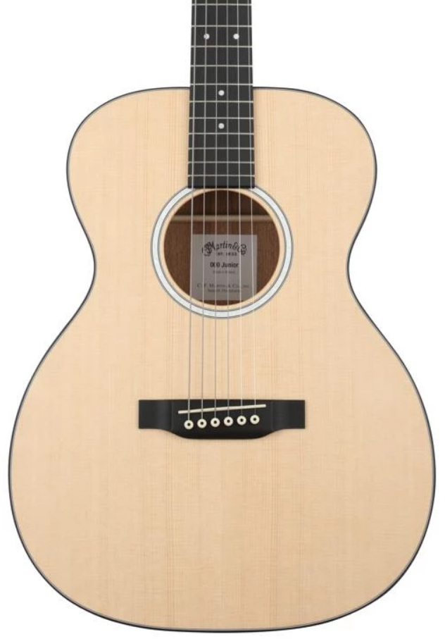 Martin 000jr-10 Auditorium Junior Epicea Sapele Ric +housse - Natural Satin - Guitare Acoustique Voyage - Variation 2