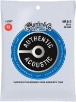 MA140 Acoustic Guitar 6-String Set Authentic SP 80/20 Bronze 12-54 - jeu de 6 cordes