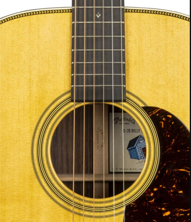 Martin Billy Strings D28 Lh Dreadnought Gaucher Epicea Palissandre Eb - Natural Antique Toner - Guitare Folk - Variation 2
