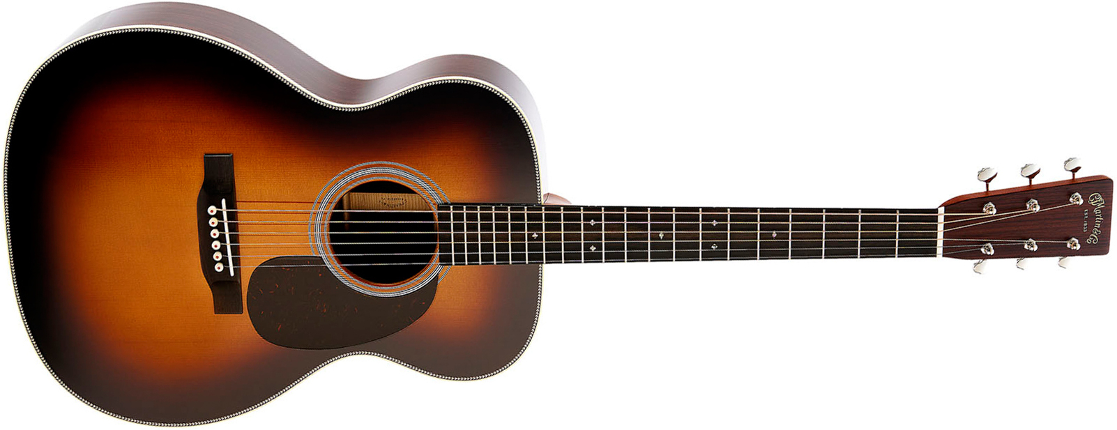 Martin 00028 Standard Golden Era 000 Shsc Epicea Palissandre Eb - Gloss 1935 Sunburst - Guitare Folk - Main picture