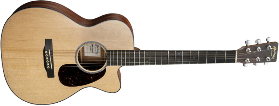 Martin 000cjre Junior 000 15/16 Pan Coupe Epicea Sapele Ric - Natural Satin - Guitare Folk - Main picture
