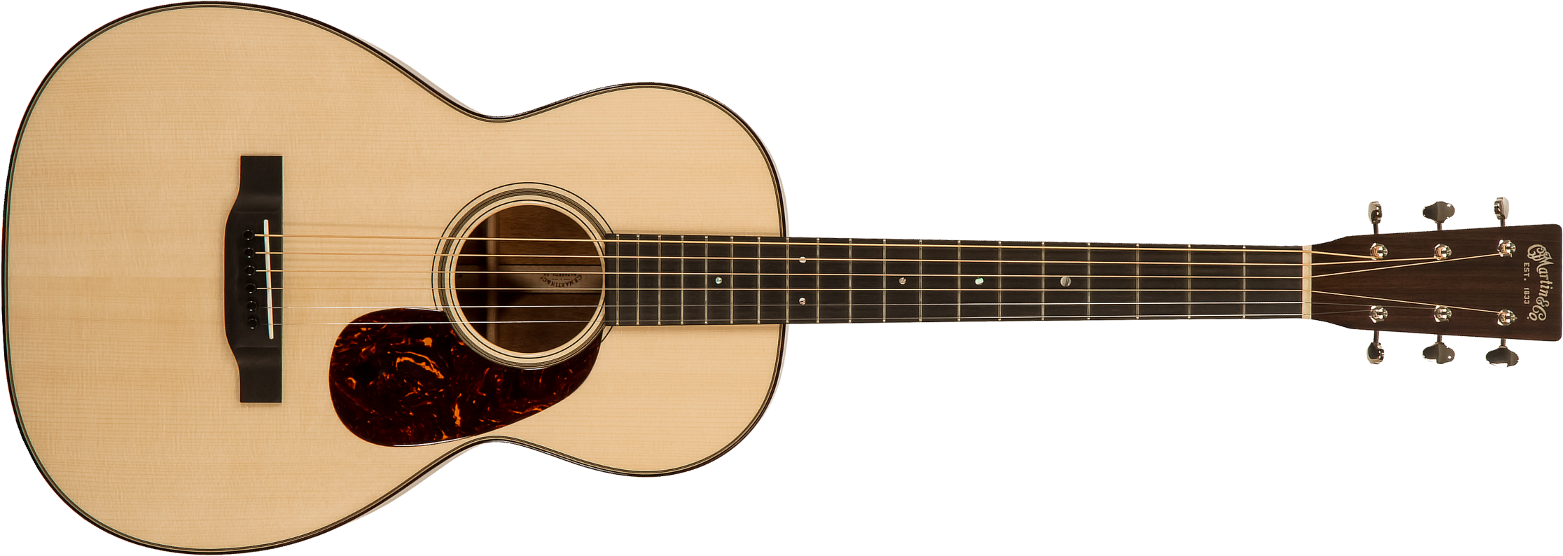 Martin Custom Shop 0 12-fret Epicea Acajou Eb #m2473413 - Natural - Guitare Acoustique - Main picture