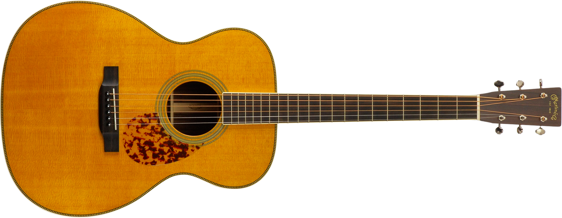 Martin Custom Shop 000 Epicea Adirondack / Palissandre Indian Eb #2703350 - Natural Aging Toner - Guitare Folk - Main picture