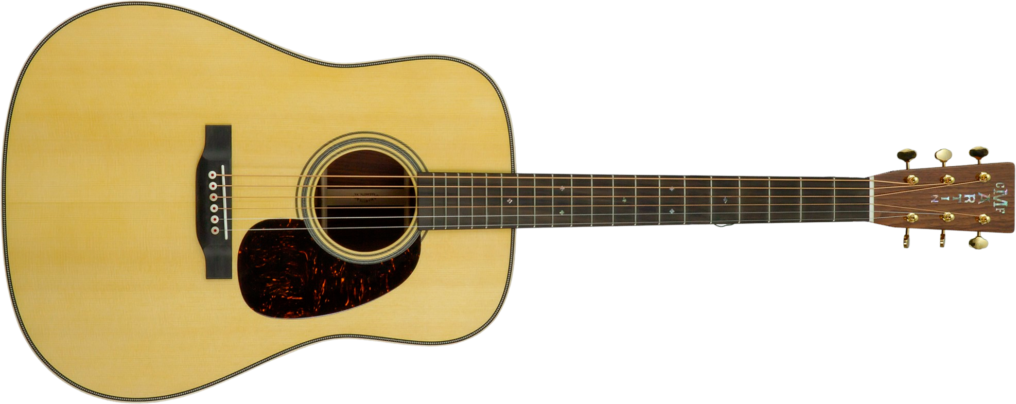 Martin Custom Shop Cs-d-c24055346 Dreadnought Epicea Carpates / Palissandre Guatemala Eb #2997714 - Natural Aging Toner - Guitare Dreadnought - Main p